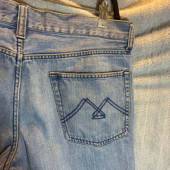 American Rag Denim Jeans Mens 34x32 DouglasStraight Fit Light Blue Wash Y2K - Picture 6 of 11